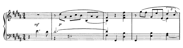 Prelude Op. 2 No. 2  in B Major by Scriabin piano sheet music