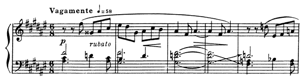 Prelude Op. 33 No. 2  in F-sharp Major by Scriabin piano sheet music