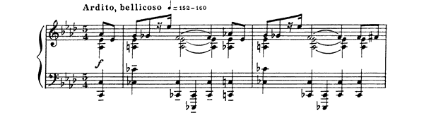 Prelude Op. 33 No. 4  in A-flat Major by Scriabin piano sheet music