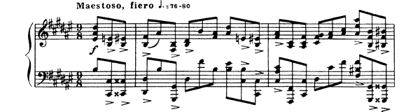 Prelude Op. 37 No. 2  in F-sharp Major by Scriabin piano sheet music