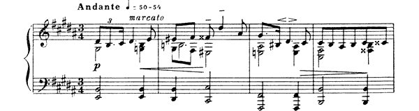 Prelude Op. 37 No. 3  in B Major by Scriabin piano sheet music