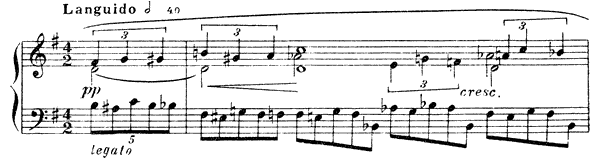 Prelude Op. 39 No. 3  in G Major by Scriabin piano sheet music