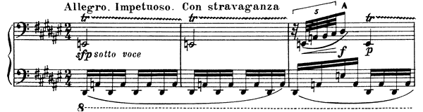 Sonata 5 Op. 53  by Scriabin piano sheet music