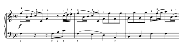 Allegro   in F Major by Seixas piano sheet music