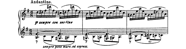 Etude Op. 7 No. 3  by Stravinsky piano sheet music