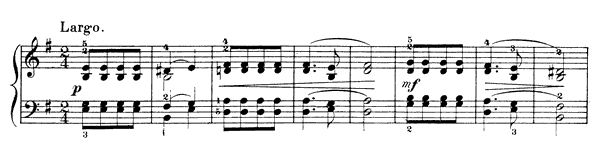 23. In Church Op. 39 No. 23  in E Minor by Tchaikovsky piano sheet music