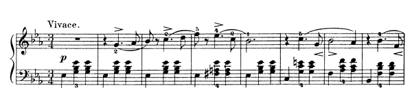 9. Waltz Op. 39 No. 9  in E-flat Major by Tchaikovsky piano sheet music