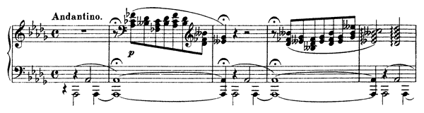 11. Transcendental Etude: Harmonies du Soir  S . 139 No. 11  in D-flat Major by Liszt piano sheet music