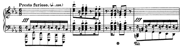 Transcendental Etude: Wild Hunt -  S . 139 No. 8 in C Minor by Liszt