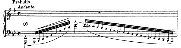 Etude 1 (Preludio)    No. 1  in G Minor by Liszt piano sheet music
