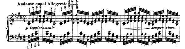 4. Etude 4 - version 2    No. 4  in E Major by Liszt piano sheet music