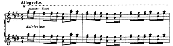 5. Etude 5 (La Chasse)    No. 5  in E Major by Liszt piano sheet music