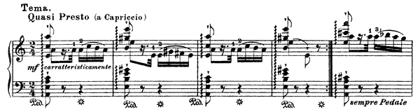 6. Etude 6 (Theme and Variations)    No. 6  in A Minor by Liszt piano sheet music