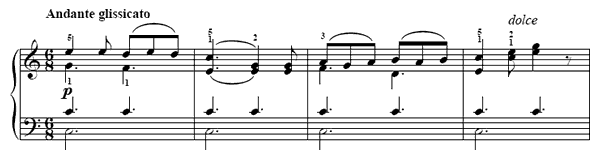 37. Musette   in C Major by Türk piano sheet music
