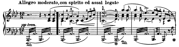 Sonata 2 Op. 39  in A-flat Major by Weber piano sheet music